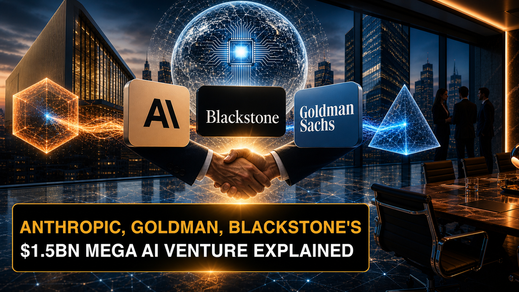 Anthropic, Blackstone और Goldman Sachs मिलकर बनाई $1.5 Bn Enterprise AI Venture