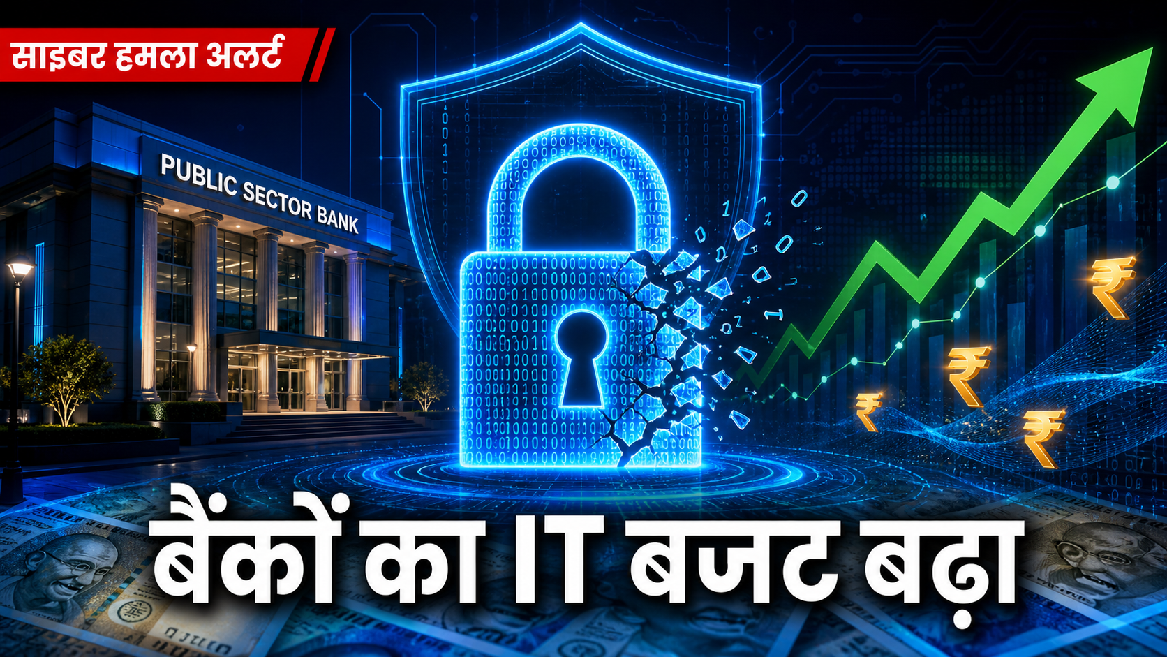 Cyber Attack के बाद सार्वजनिक बैंकों ने IT बजट बढ़ाया