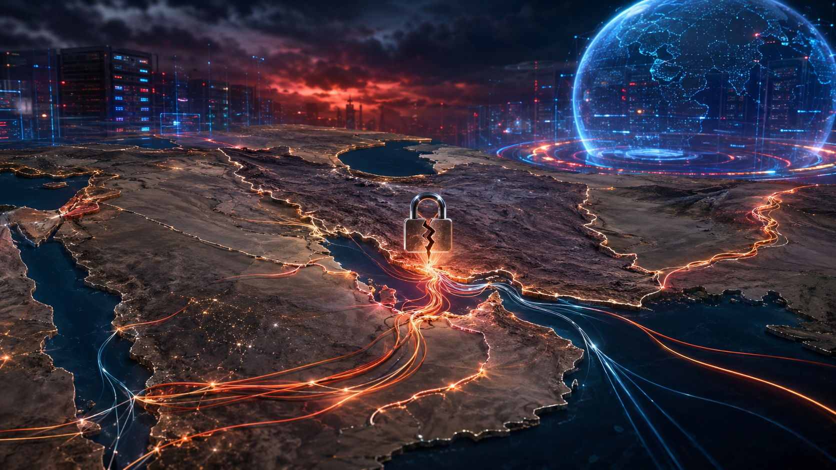 Iran undersea internet cables Strait of Hormuz Google Meta Amazon - IT Samachar